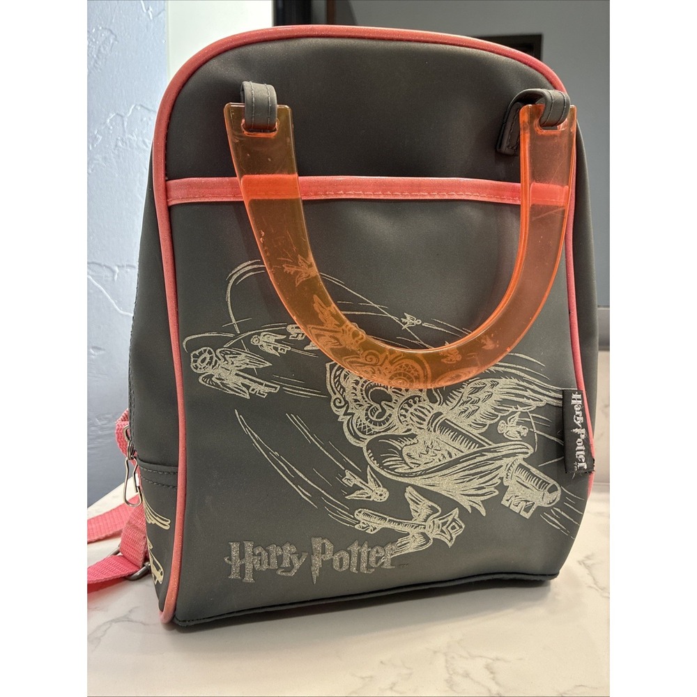Vintage 2001 Harry Potter Pink Satchel/Backpack glow In The dark decal good cond